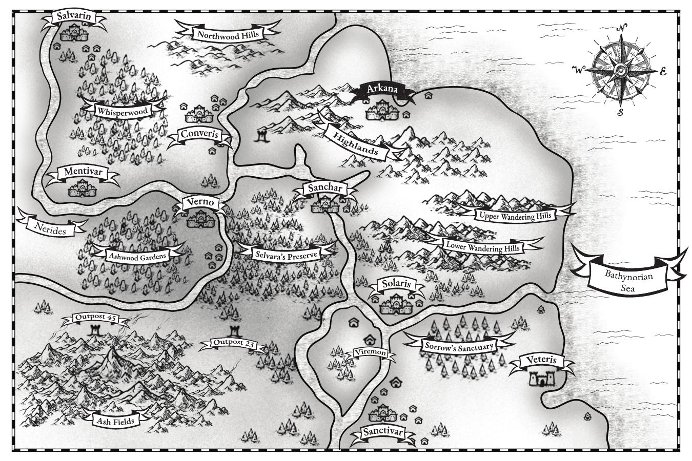 Map of Arkana